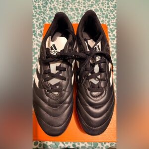 adidas Black and White Men's Athletic Soccer Shoes